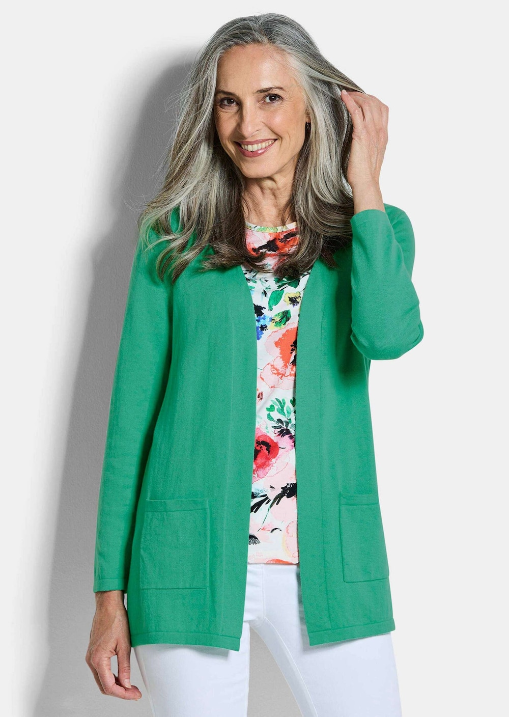 Elegante Strickjacke mit Kaschmir