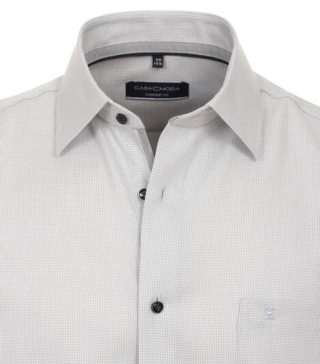 Businesshemd Kurzarm gemustert Comfort Fit