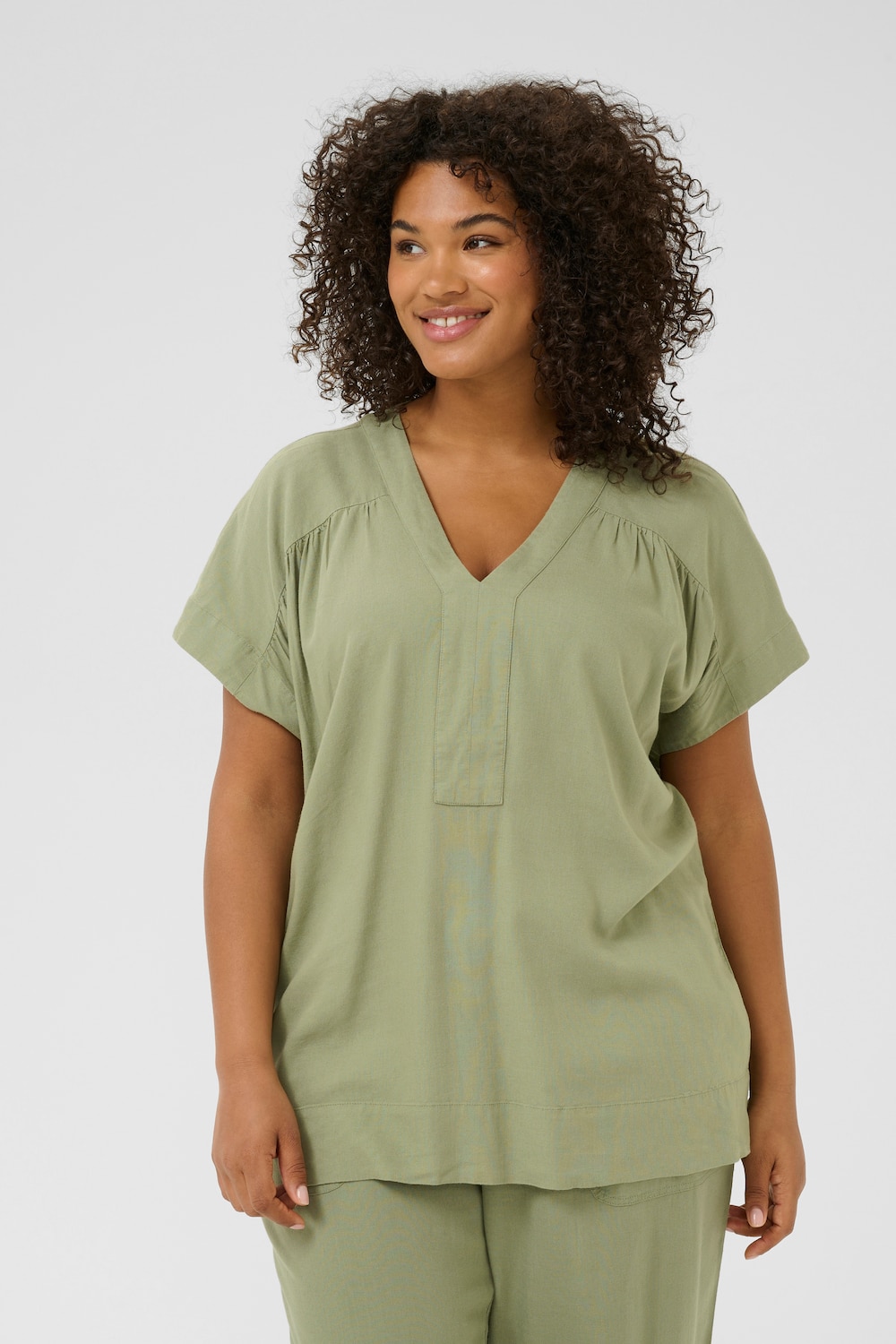 Kurzarm-Bluse Loose fit