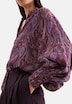 Damen Ausgestellte Bluse - Druck