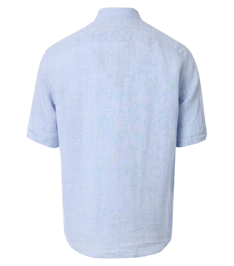 Leinenhemd Kurzarm uni Casual Fit