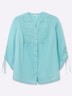 3/4-Arm-Bluse 3/4-Arm Ohne Kragen