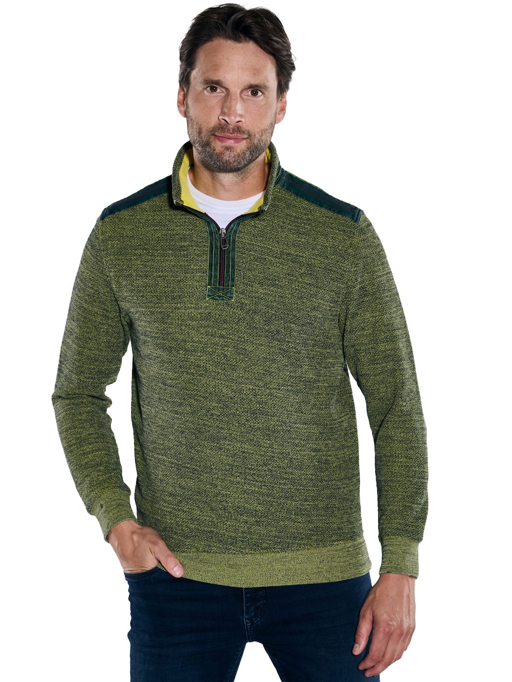 engbers Herren Sweatshirt regular , Hellgruen