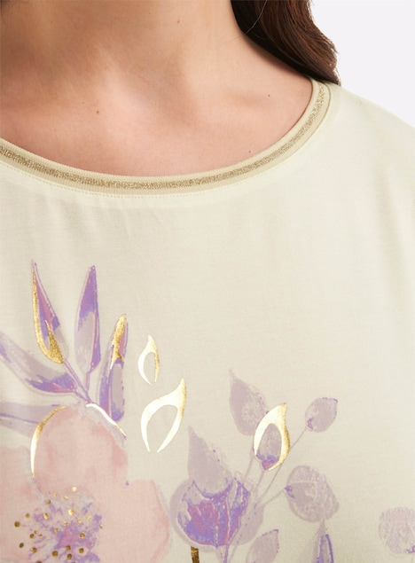 Halbarmshirt Kurzarm Ohne Kragen