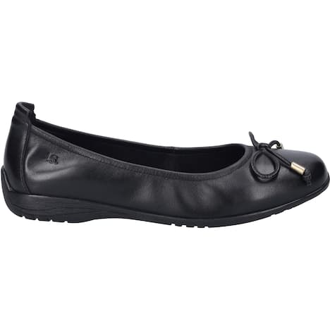 Damen Ballerina Fenja 09, black-black