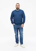 Baumwollpullover mit Logo-Stickerei