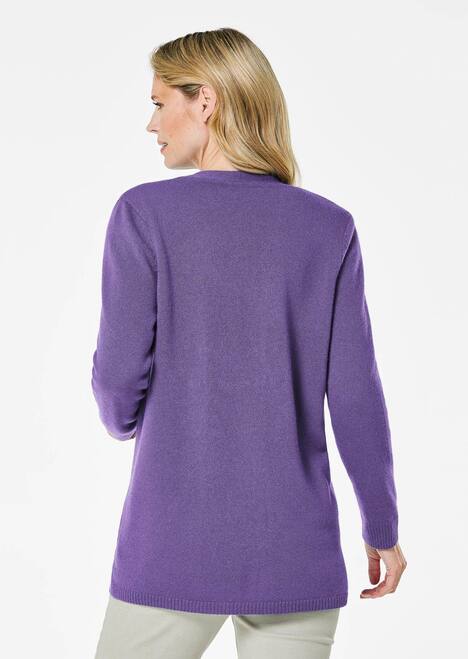 Langarm Feinstrick-Cardigan