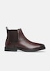 Chelsea Boots aus Leder mit elastischem Einsatz