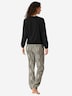 Schiesser Damen Pyjama Modern Nightwear - schwarz