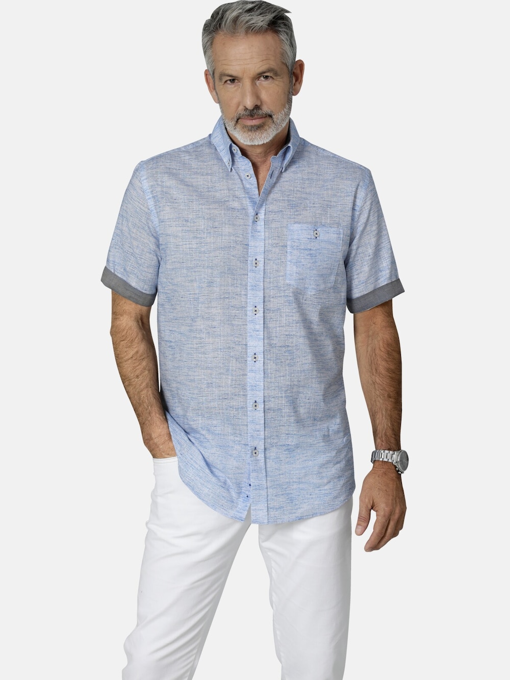 Overhemd Met Korte Mouwen MILANZETTI