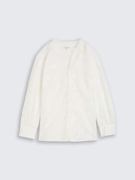 Tom Tailor Women PLUS Blusen & Shirts Plus Size - Loose Fit Bluse mit Stickerei