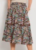 Viscose rok met patchprint