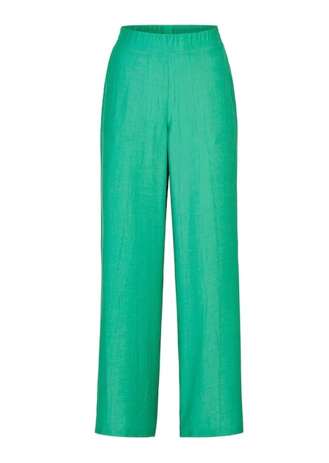 GOLDNER Broek VERA Wijde broek VERA met een lichte glans