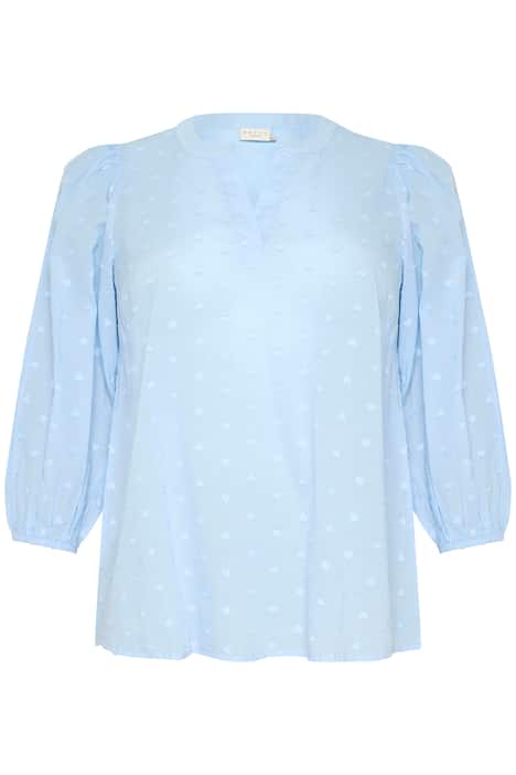 Langarm-Bluse Regular fit