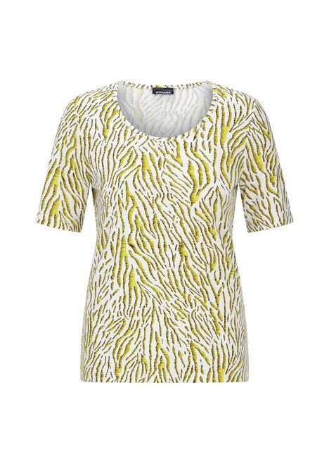 Viscose shirt met zebraprint