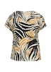 Strukturiertes V-Neck-T-Shirt im Relaxed Fit