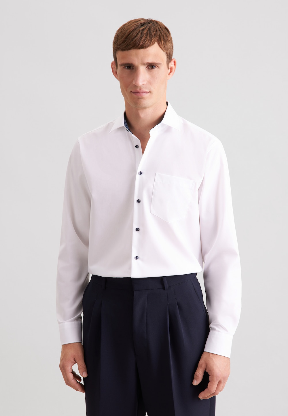 Herren Business Hemd - Uni