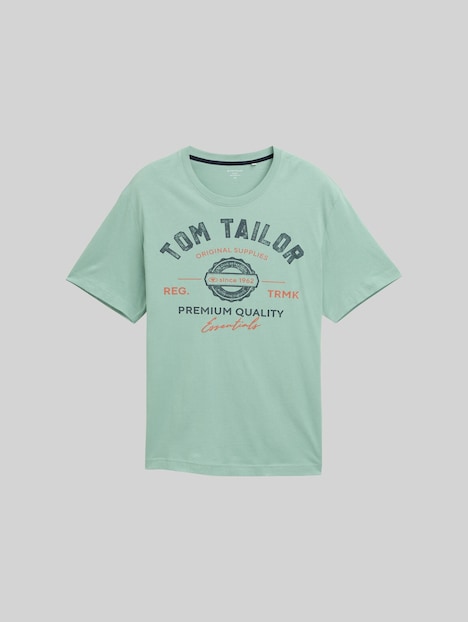 T-Shirt mit Logo Print