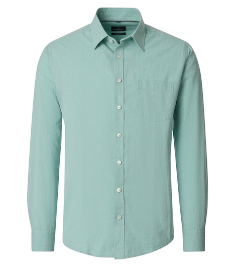 Leinenhemd uni Casual Fit