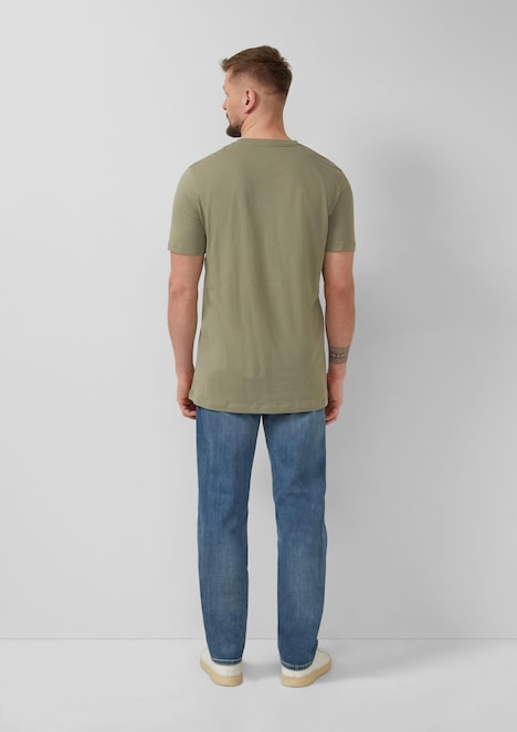 T-Shirt mit College-Artwork