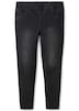 Schlupfjeans Jeggings mit breitem Gummibund Rundumdehnbund Uni