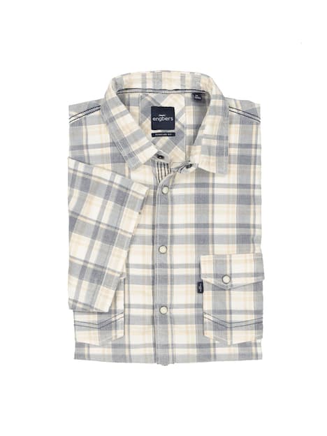 Kurzarm-Hemd kariert