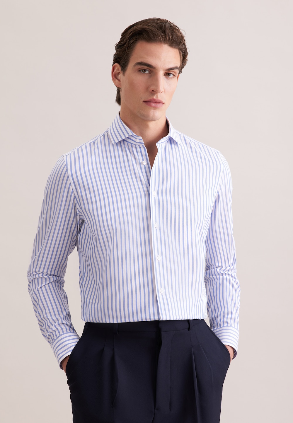 Herren Business Hemd - Gestreift