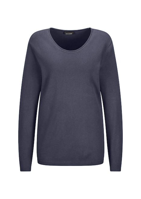 GOLDNER Tricot pullover Tricot pullover van katoen en viscose