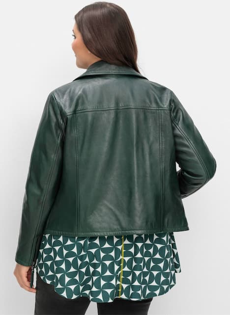 Leder-Jacke