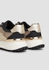 Sneaker in Leder-Optik mit Artwork
