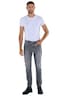 engbers Herren 5-Pocket-Hose regular , Kieselgrau