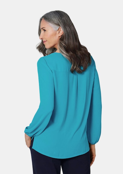 Blusenshirt mit femininem Ausschnitt