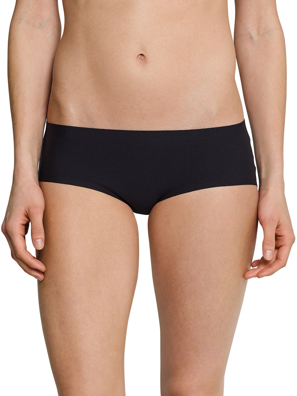 Schiesser Damen Slip Invisible Cotton - Invisible Cotton schwarz