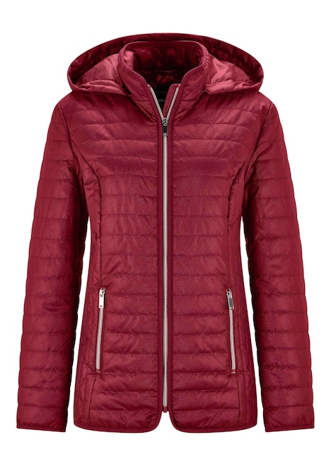 Hoodie met opstaande kraag