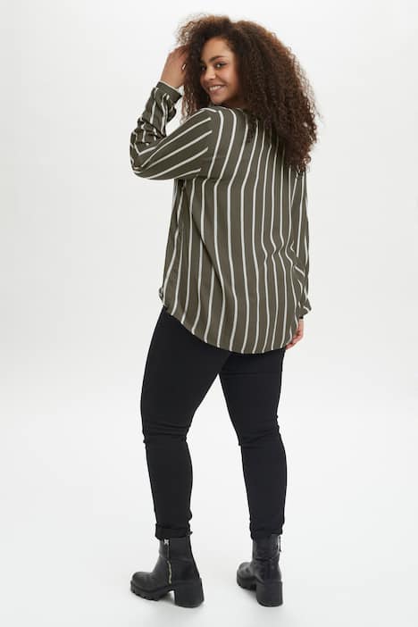 Langarm-Bluse Regular fit