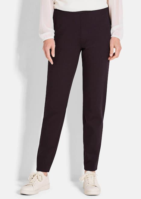 Extra schmale Jerseyhose BELLA mit Schlupfbund