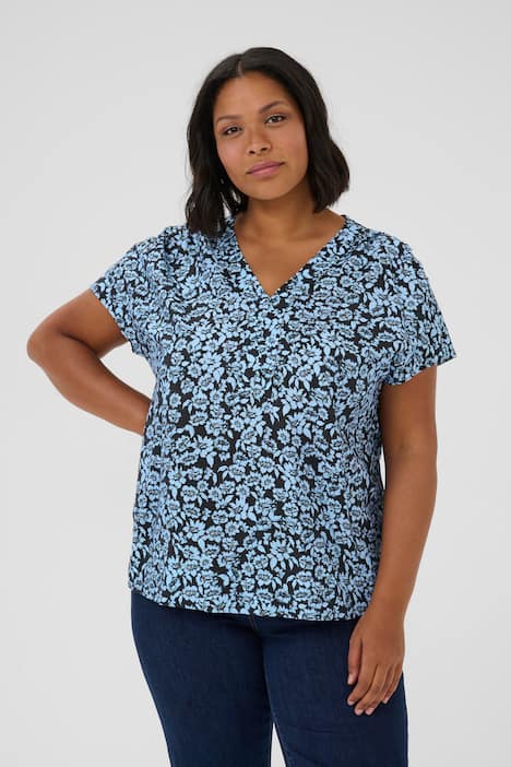 Kurzarm-Bluse Loose fit