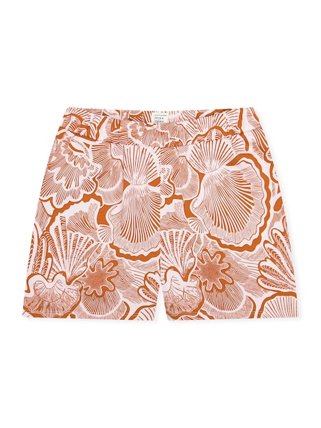 Schiesser Damen Pyjamahose Mix Relax orange,rosa