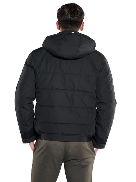 engbers Herren Steppjacke regular , Schwarz