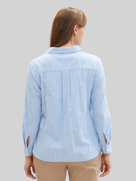 Bluse mit Brusttaschen