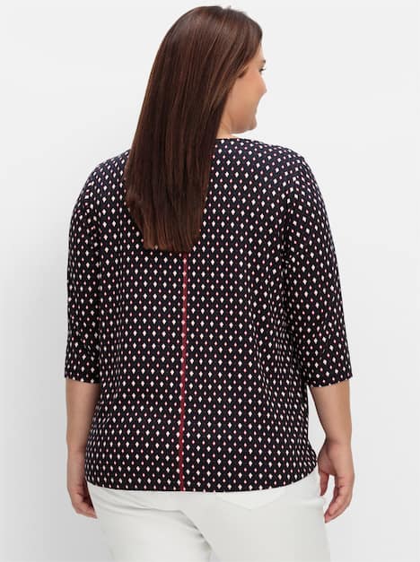 3/4-Arm-Shirt 3/4-Arm Sonstiges Muster