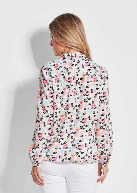 Zeitlose Bluse mit einzigartigem Druck