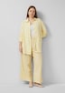 Musselin Bluse mit überschnittener Schuler