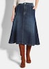 Bequemer Denim-Rock mit Formbund