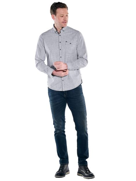 engbers Herren Karohemd , Grau