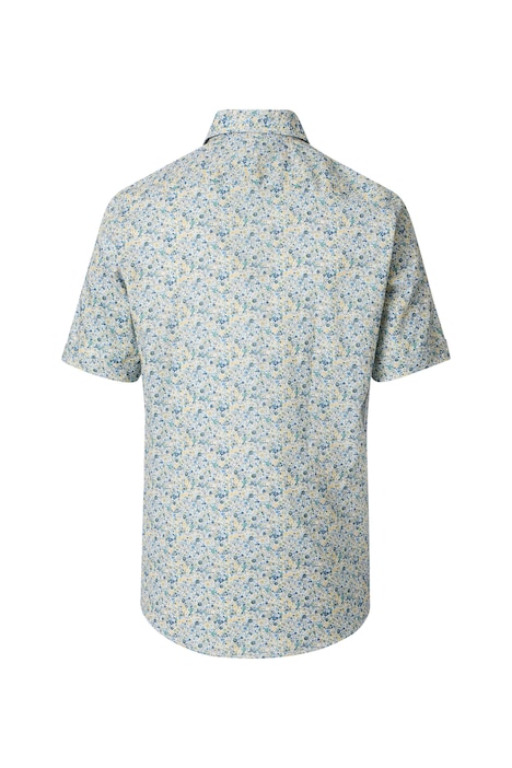 Leinenhemd Kurzarm Print Casual Fit
