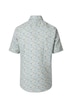 Leinenhemd Kurzarm Print Casual Fit