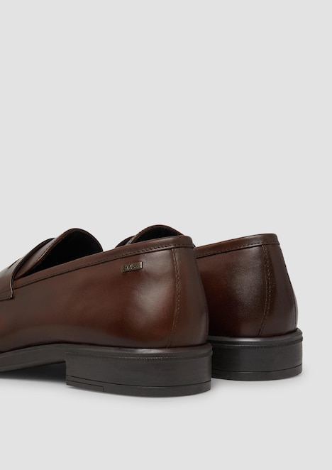Loafer aus Leder
