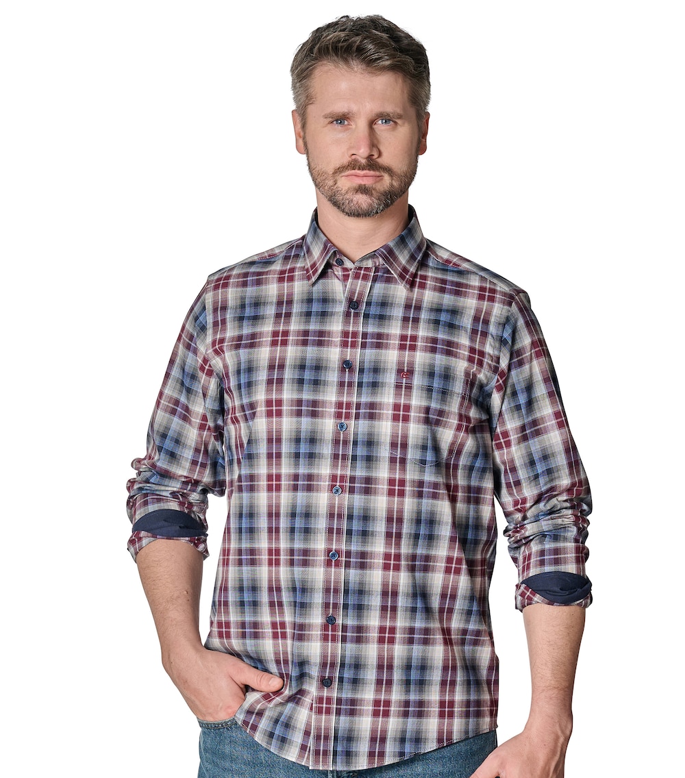Freizeithemd kariert Casual Fit