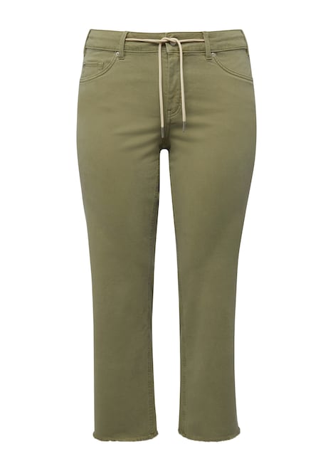 Cropped Jeans / Mid Rise / Straight Fit